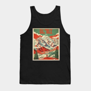 Altay Russia Vintage Tourism Poster Tank Top